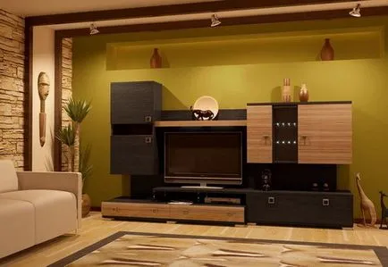 Cum de a decora un perete în camera de zi (sfaturi hostess) Cum de a decora un perete în camera de zi
