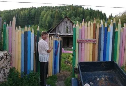 Cum de a decora un gard în țară cu propriile lor mâini (pentru a decora) Cum de a decora un gard în țară cu propriile mâini