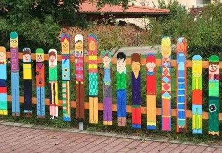 Cum de a decora un gard în țară cu propriile lor mâini (pentru a decora) Cum de a decora un gard în țară cu propriile mâini