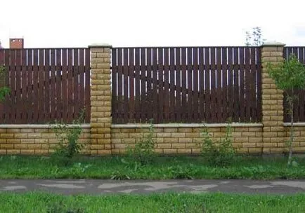 Cum de a decora un gard în țară cu propriile lor mâini (pentru a decora) Cum de a decora un gard în țară cu propriile mâini