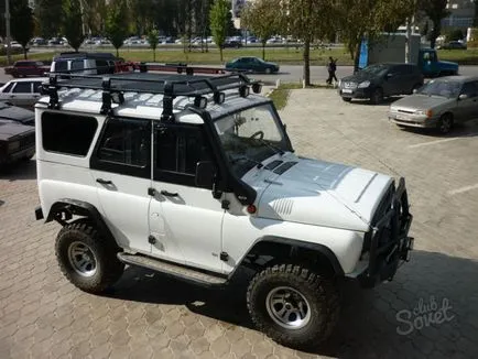 Cum se instalează rack pentru UAZ