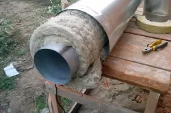 Ca izola horn în țeava de construcție (o țeavă) Cum cald conducta de gaze arse în casă