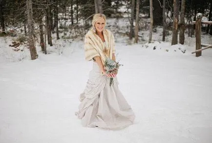 Cum de a alege o rochie de mireasa și fotografii de iarnă (rochie) Cum de a alege o rochie de mireasa și fotografii de iarnă