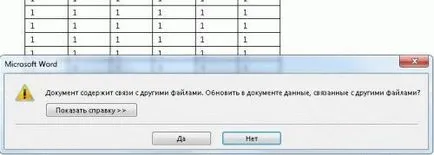 Cum se introduce tabel Excel în Word