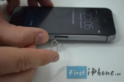 Cum se introduce o cartelă SIM în iPhone - explică și arată exemplul (A se introduce harta iPhone) Cum se introduce o cartelă SIM în iPhone - explică și arată exemplul
