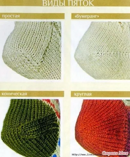 Cum să tricot șosete spițe tipuri de tocuri (sfaturi) Cum să tricot șosete spițe tipuri de tocuri