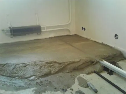 Cum se toarnă o podea de beton cu mâinile (beton) Cum se toarnă o podea de beton cu mâinile