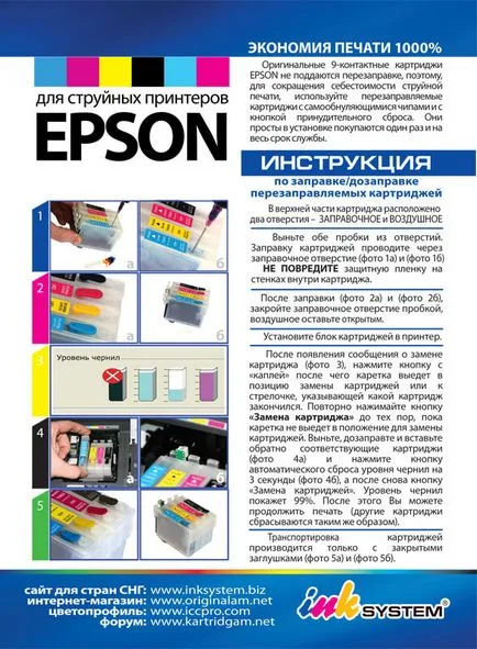 Cum se umple cartuș reumplut Epson - Ghidul video
