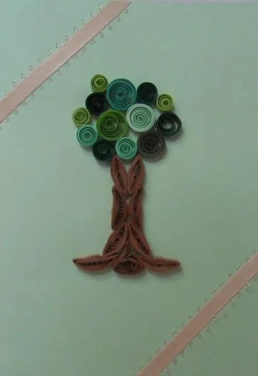 Picturi in tehnica quilling (foto)