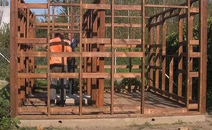 Baie de cadru cu mâinile sale cu pas foto și video de instruire