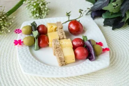 Tartine pe frigarui 15 rețete simple,