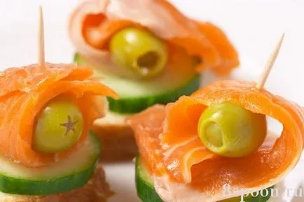 Tartine pe frigarui retete cu fotografii în banca ta de porc idei!