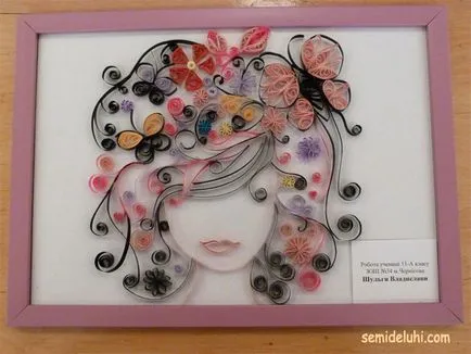 Picturi in tehnica quilling (quilling pentru începători) Picturi in tehnica quilling