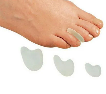 Divizoare pentru degetele de la picioare ortopedice de silicon, gel, tesatura