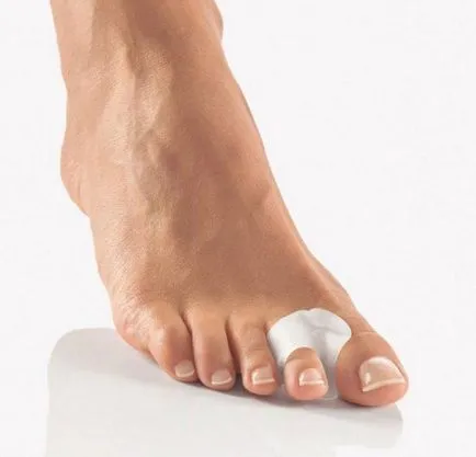 Divizoare pentru degetele de la picioare ortopedice de silicon, gel, tesatura