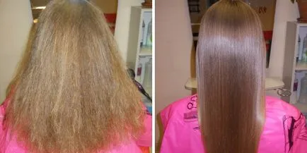 Keratina păr indreptare - acasă și în salon, înainte și după fotografii, video (procedura) Keratina indreptarea parului - la domiciliu și în salon, înainte și după fotografii, video