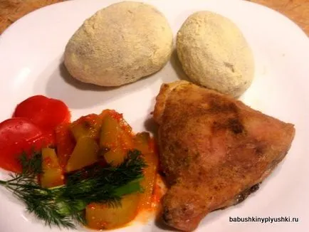 Baked reteta cartof coc babushkiny (cartofi copți în făină) reteta cartof copt, bun bunicuță