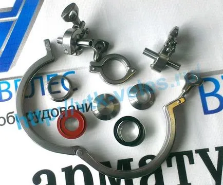 compus Klampovoe (clemă), fitinguri, pe principiul clemă de conectare
