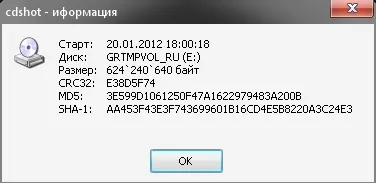 Checksums (hash) din fișierul de imagine, și este și cum să învețe (afla) Checksums (hash) din fișierul de imagine, și este și modul de a afla
