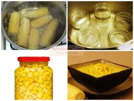 Conserve de porumb în casă