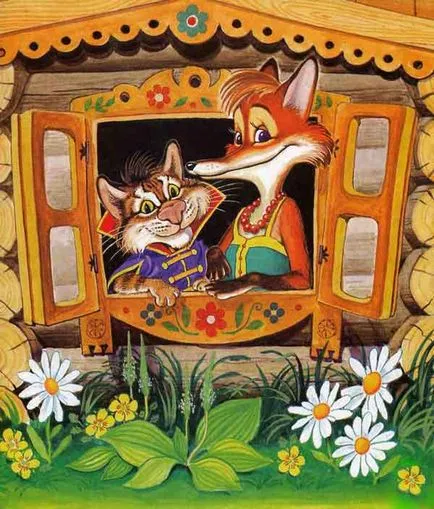 Pisica și Fox, citește rus pisica poveste populară și vulpea (poveștile populare românești) Pisica și Fox, citește rus pisica poveste populară și vulpea