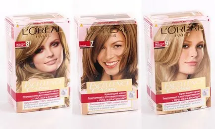 Colorant par L'Oreal ekselans - paleta de culori, comentarii (excelenta l oreal) (ekselans) ekselans par Dye L'Oreal - paleta de culori, comentarii (l oreal de excelență)