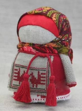 Doll amuletă cu mâinile lor dintr-o tesatura Foto & Video (păpușă) Doll amuletă cu mâinile lor dintr-un material foto și video
