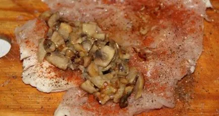 rulouri de pui cu ciuperci (în cuptor, multivarka) rețete (grame Calorii kcal) rulouri de pui cu ciuperci (în cuptor, multivarka) rețete