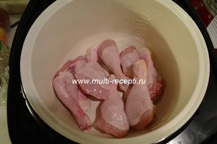 Pui (pulpe de pui) în gaura din multivarka, rețete pentru Multivarki de Marii Shnayder (pui) Pui (pulpe de pui) în gaura din multivarka, rețete pentru Multivarki de Marii Shnayder