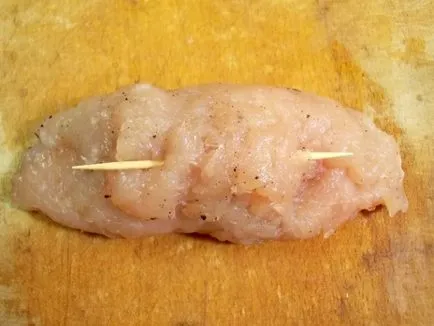 rulouri de pui cu ciuperci - găti acasă