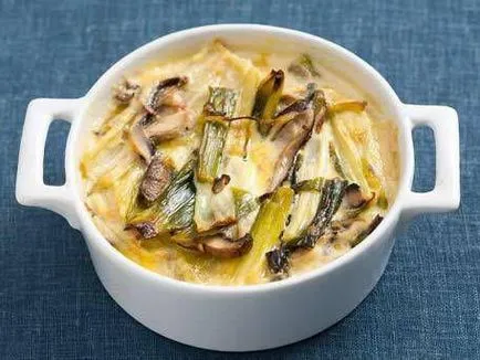 Pui cu ciuperci, înăbușit în diferite moduri
