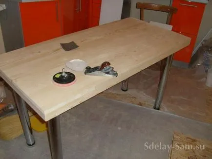 masă de bucătărie a face mâinile sale (mai bine și mai ieftin achiziționate), DIY (mâini) masă de bucătărie a face mâinile sale (mai bine și mai ieftin achiziționate), DIY
