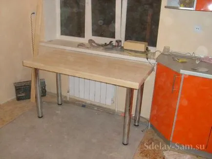 masă de bucătărie a face mâinile sale (mai bine și mai ieftin achiziționate), DIY (tabelul) masă de bucătărie a face mâinile sale (mai bine și mai ieftin achiziționate), DIY