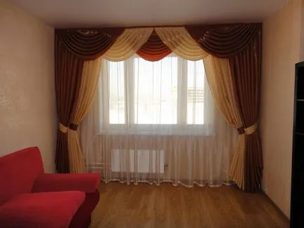 Lambrichene propriile lor mâini cu modelul pentru începători de cusut perdele, fotografii, cum să coase, dimensiunea de leagăn,