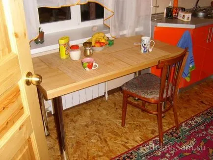 masă de bucătărie a face mâinile sale (mai bine și mai ieftin achiziționate), DIY (bucatarie) masă de bucătărie a face mâinile sale (mai bine și mai ieftin achiziționate), DIY