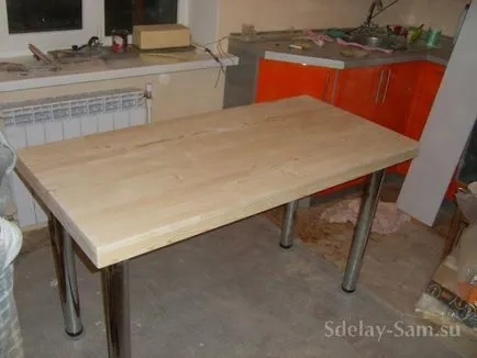 masă de bucătărie a face mâinile sale (mai bine și mai ieftin achiziționate), DIY (sa) masă de bucătărie a face mâinile sale (mai bine și mai ieftin achiziționate), DIY