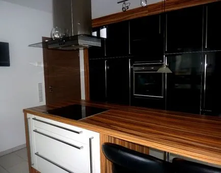 fotografii Bucatarii Zebrano reale, culori, combinație de culori, design bucatarie, design interior, reparații, fotografii