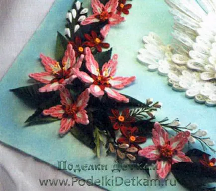 Quilling imagine cu propriile sale mâini, Quilling clasa pictura de master (poze) Quilling imagine cu propriile sale mâini, Quilling clasa pictura de master