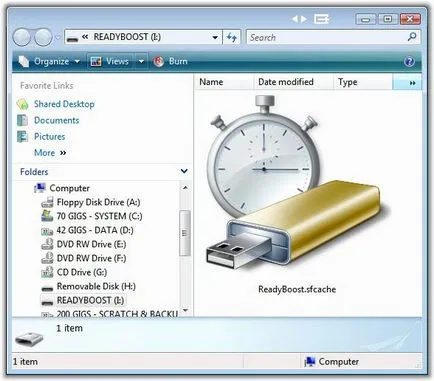 Readyboost - l ReadyBoost pentru Windows XP