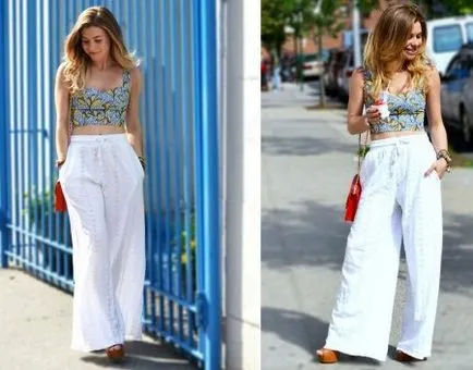 Pantaloni Linen 2017 (95 imagini) imagini ale femeilor, stiluri la modă, ce să poarte pantaloni din in (pantaloni) Pantaloni Linen 2017 (95 imagini) imagini ale femeilor, stiluri la modă, ce să poarte pantaloni din in
