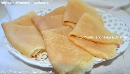 Îmi place să gătesc clătite delicate fără lapte, cum ar fi gătit