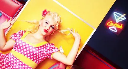 Machiaj în stilul de master-class-pin-up