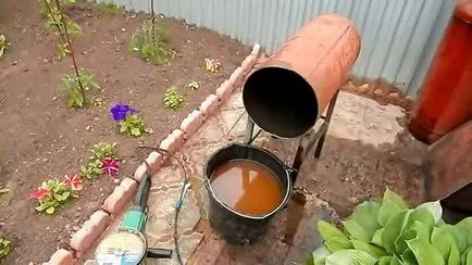 Căldărar-Smokehouse de butelii de gaz cu mâinile lor (25 poze) - triniksi (lateral) Căldărar-Smokehouse de butelii de gaz cu mâinile lor (25 poze) - triniksi