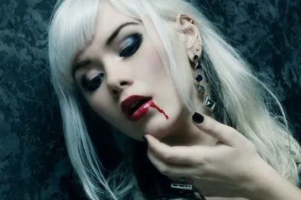 Vampire machiaj pentru colectare de Halloween imagini neobișnuite pentru fete