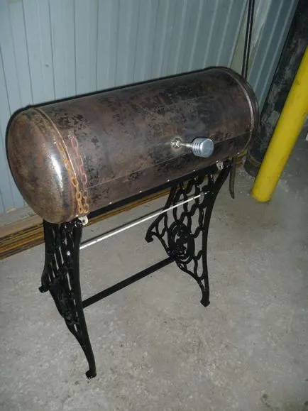butelia de gaz BBQ cu mâinile sale desene, instrucțiuni