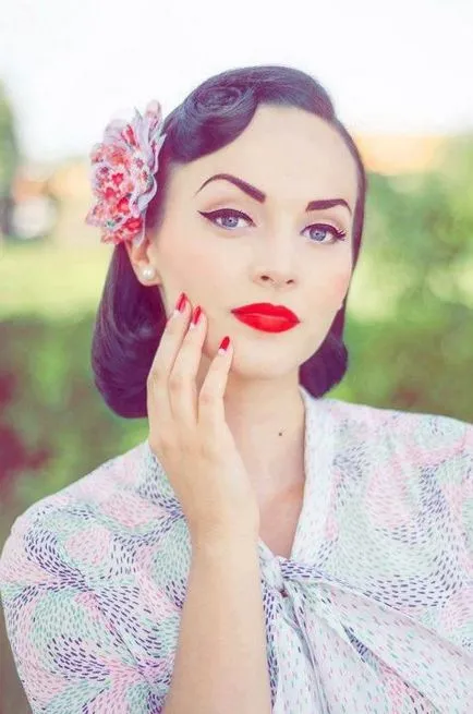Machiaj în stilul de pin-up - pentru flirturile reale! (Machiaj) Machiaj în stilul de pin-up - pentru flirturile reale!