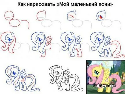 Master class cum să atragă mai Little Pony - interese de mare (My Little Pony) Master class cum să atragă mai Little Pony - hobby-ul Sea