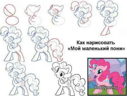 Master class cum să atragă mai Little Pony - interese de mare (Pegasus) Master class cum să atragă mai Little Pony - hobby-ul Sea