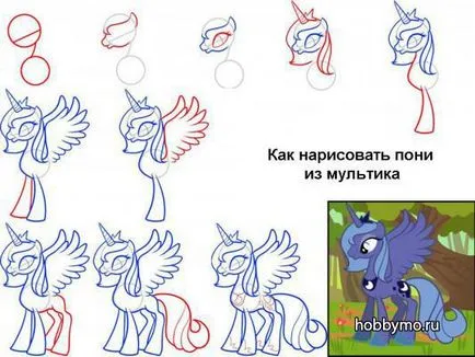 Master class cum să atragă mai Little Pony - hobby mare (desen) Master class cum să atragă mai Little Pony - hobby-ul Sea