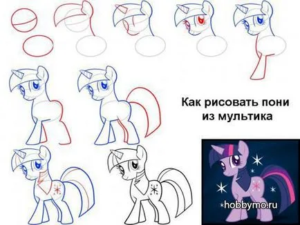 Master class cum să atragă mai Little Pony - hobby-uri de mare (pictura) Master class cum să atragă mai Little Pony - hobby-ul Sea